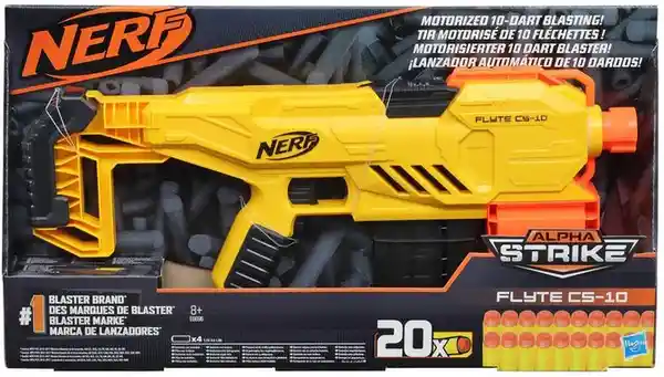 Nerf Lanzador Motorizado Alpha Strike Flyte Cs-10