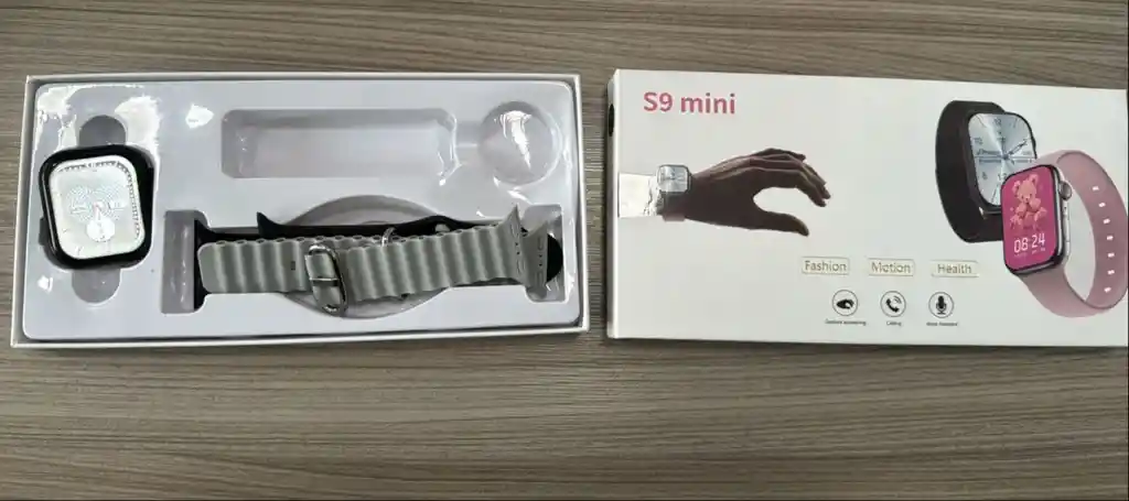 Reloj Inteligente S9 Mini Pantalla Hd + 2 Pulsos