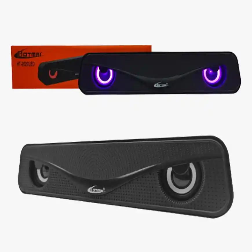 Barra De Sonido Alambrica Rgb | Parlante Para Pc Portatil