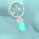 Mini Ventilador De Mano Con Agarre Flor