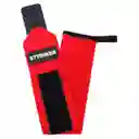 Kit X2 Muñequeras Levantamiento Pesas Straps Venda Protector Rojo St3358