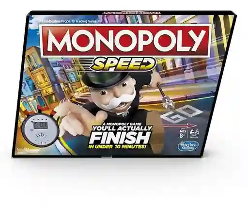 Hasbro Gaming Juego de Mesa Monopoly Speed