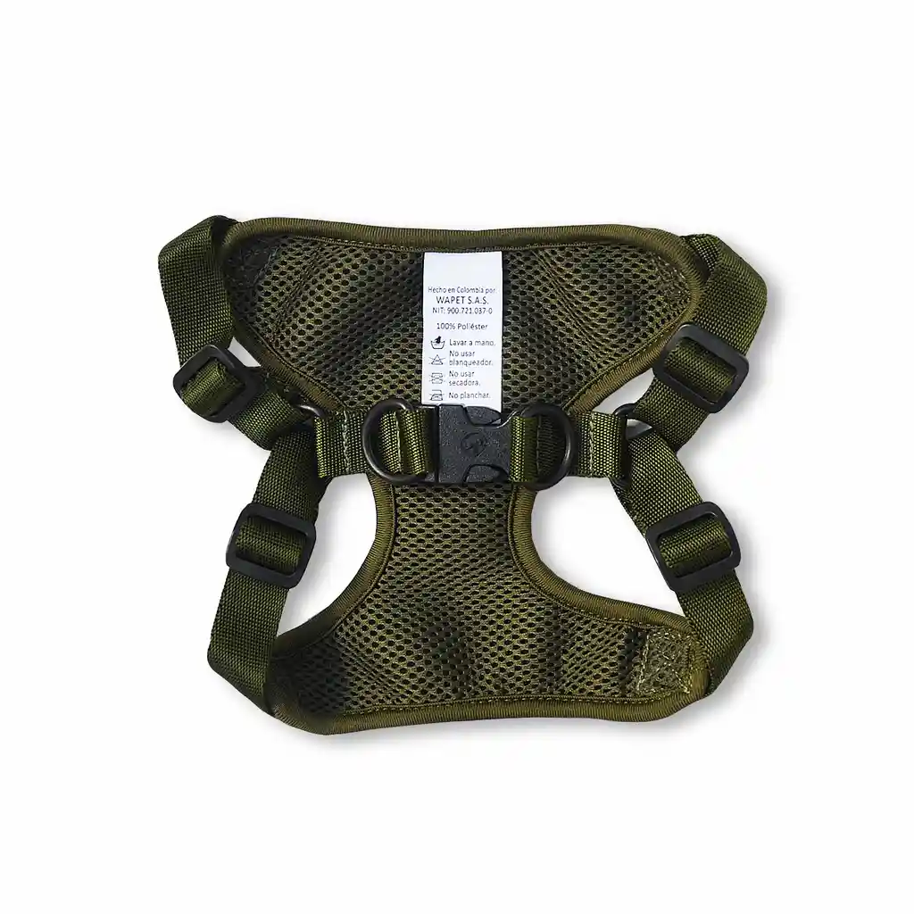 Pechera Xl Verde Militar Borde Verde