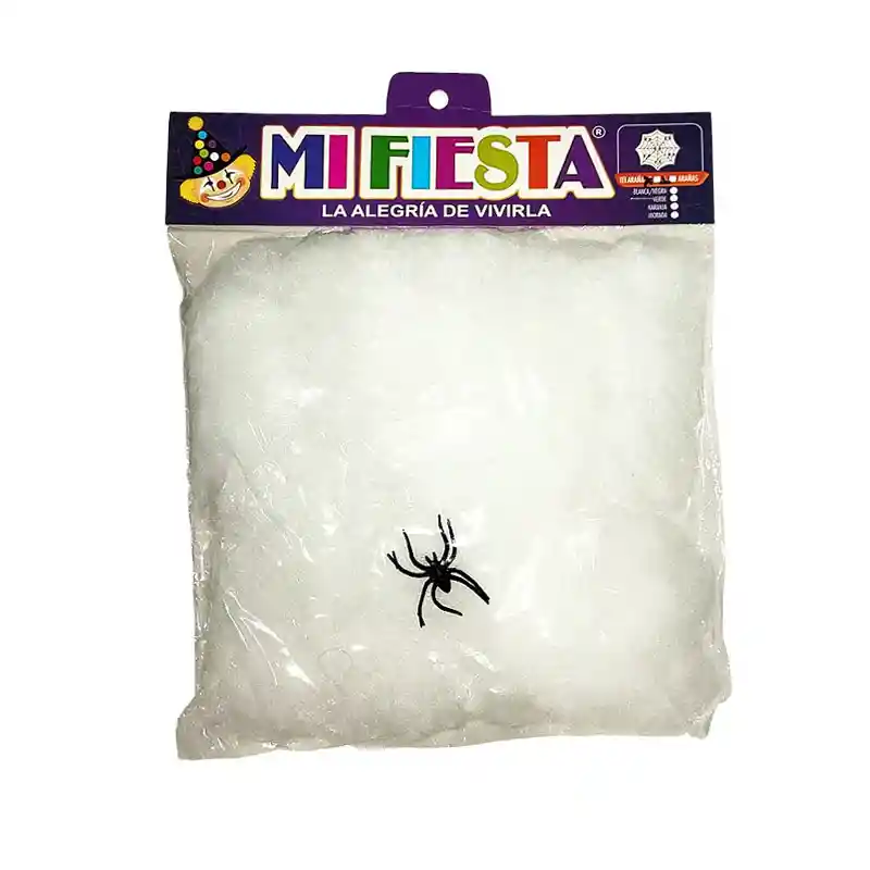 Paquete De Telaraña Grande X6 Unidades Halloween
