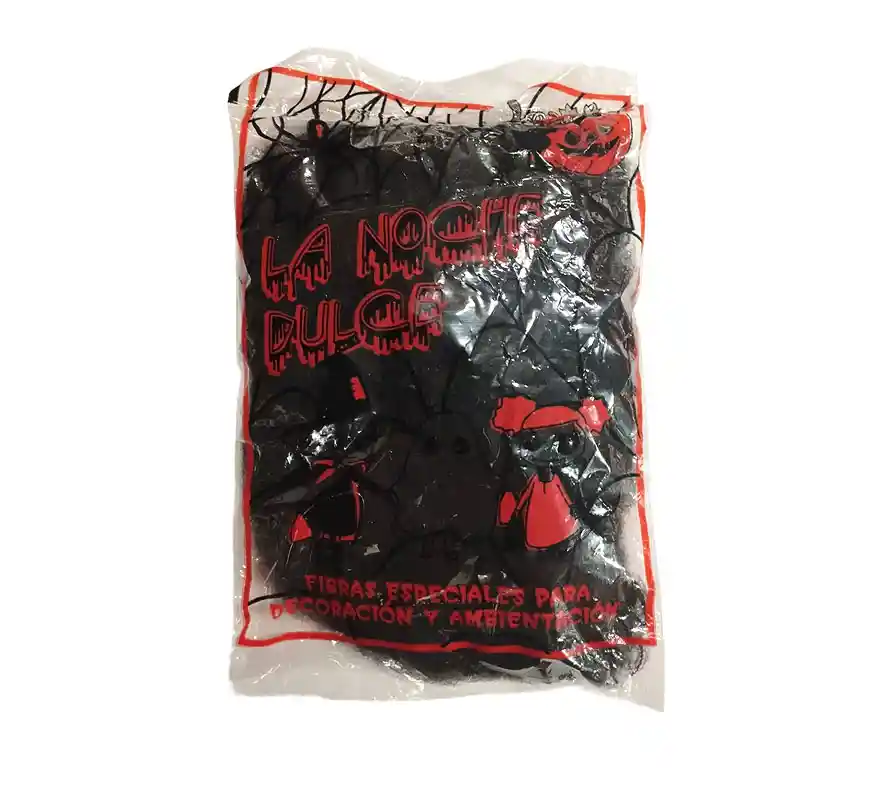 Paquete De Telaraña Pequeña X6 Unidades Halloween