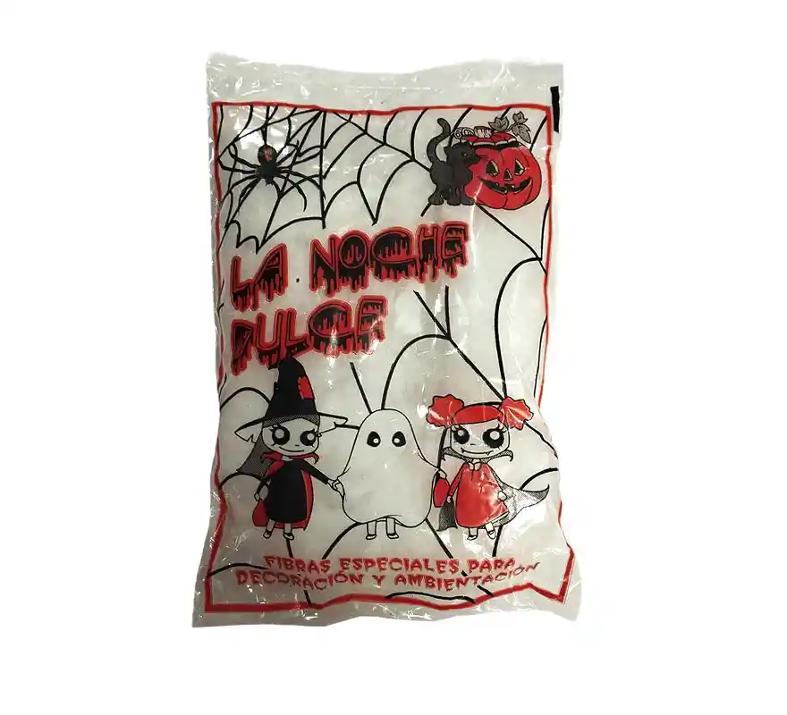 Paquete De Telaraña Pequeña X6 Unidades Halloween