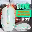 Mouse Optico Usb Gamer Retroiluminado Original Aoas V03