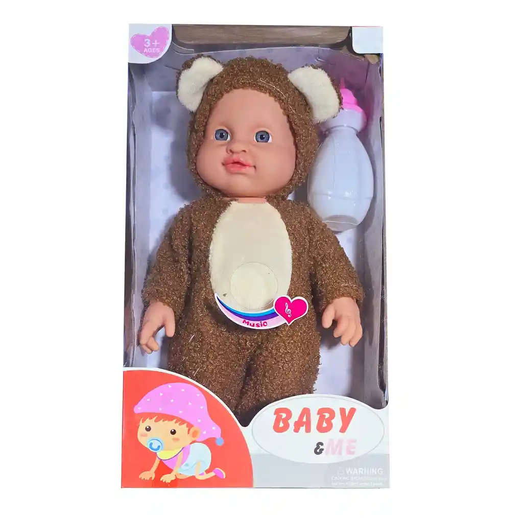 Muñeca Bebe Bebote Tetero Sonido Juguete Niñas Interactivo