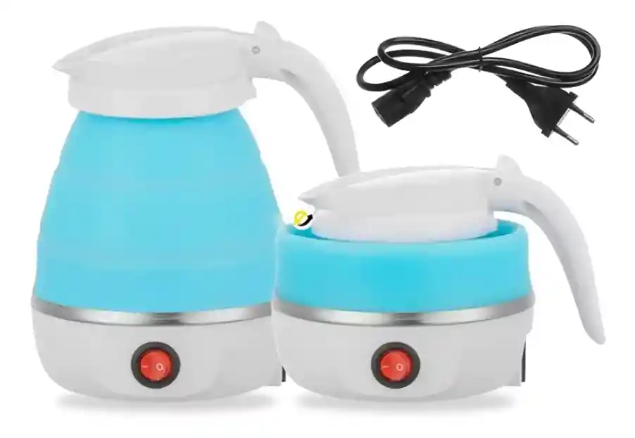 Hervidor De Agua Plegable Eléctrico Viaje 600ml Tetera