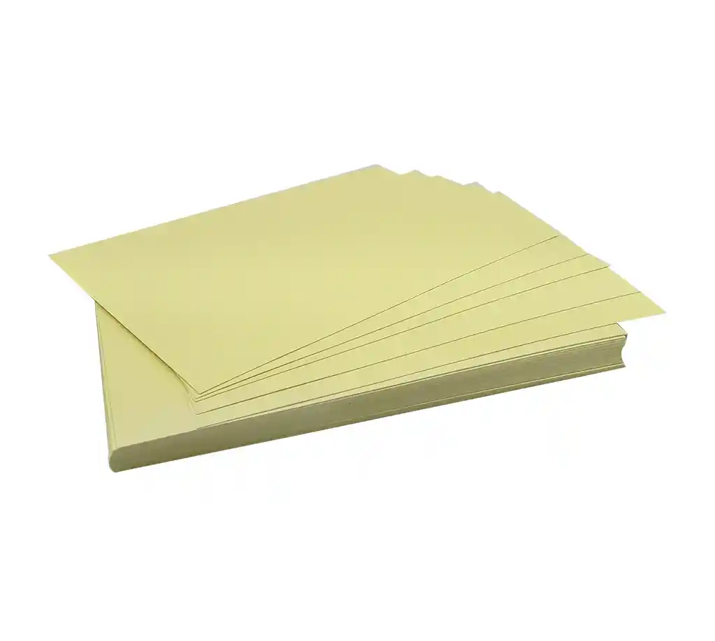 Ficha Bibliografica X 100 Und Color Amarillo. 14 X 10 Cm C/u