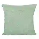 Cojin Kamuchy Jacquard 47x47cm Verde Poliester