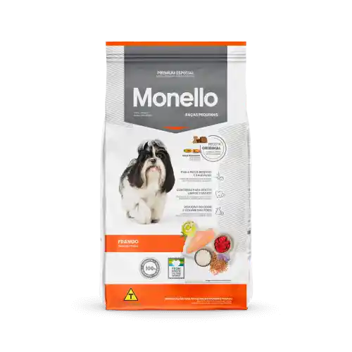 Monello Alimento Para Perro Adulto Raza Pequeña Sabor Pollo 7kg