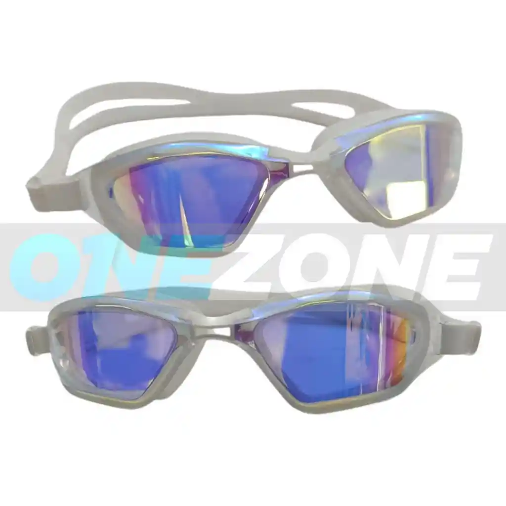 Gafas De Natación Con Protección Uv, Anti Fog - M2207/ Blanco