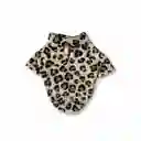 Saco 7xl Cuello Nerú Animal Print Café