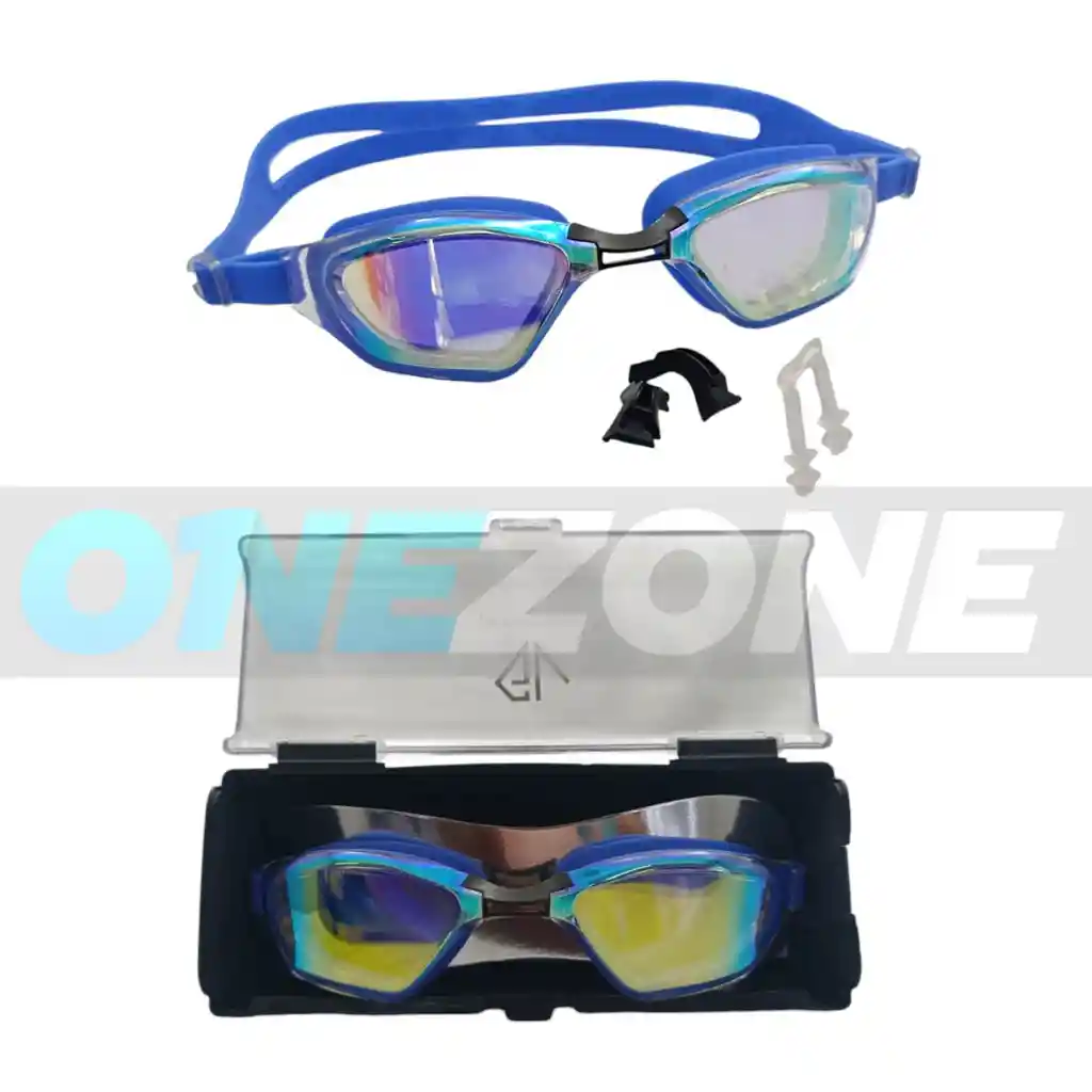 Gafas De Natación Con Protección Uv, Anti Fog - M2207/ Azul Rey