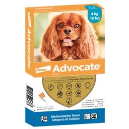 Advocate Antipulgas Para Perro >4 - 10 Kg 1 Pipeta