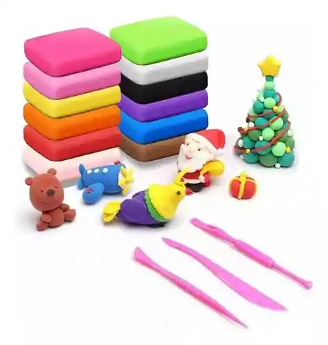 Plastilinas Mágicas Por 12 Colores