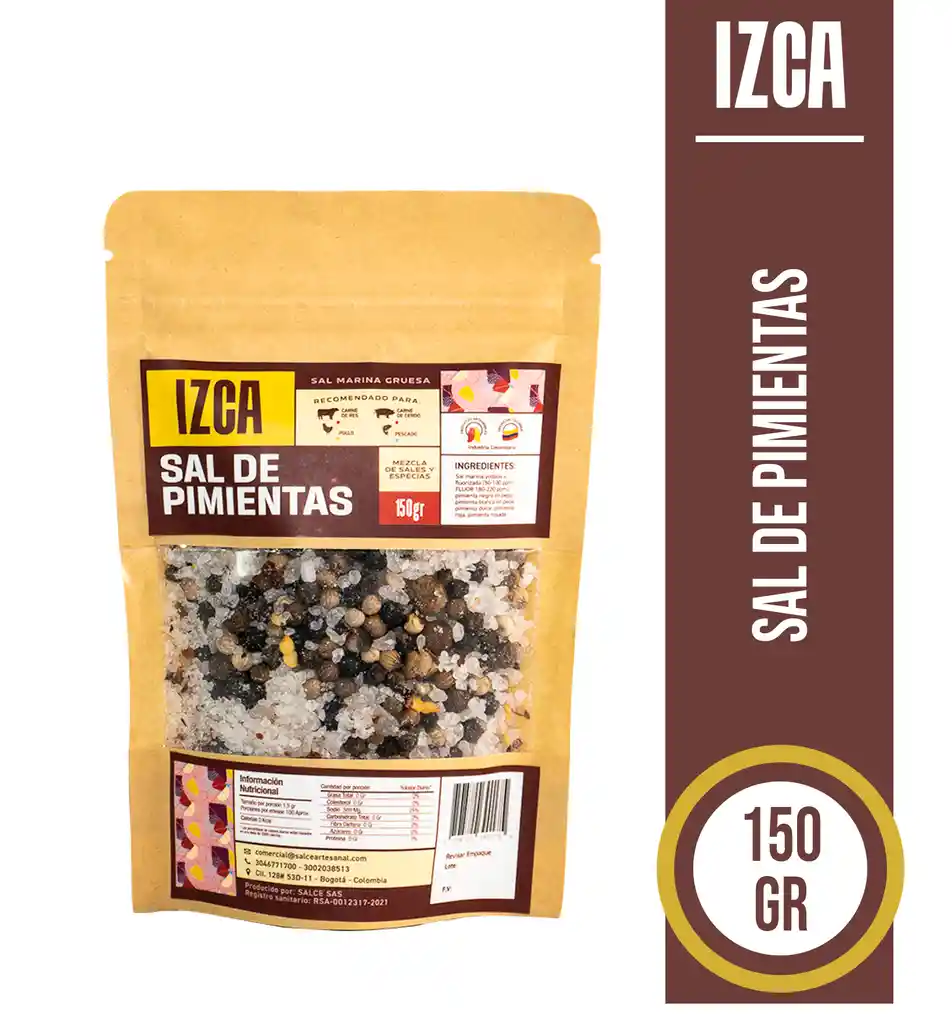 Sal De Pimientas Refill Izca By Salce