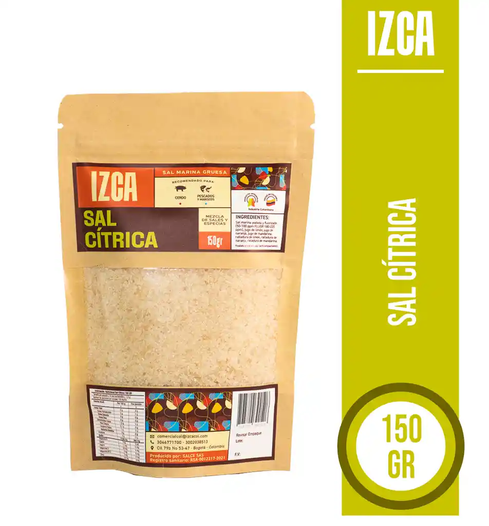 Sal Citrica Refill Izca By Salce