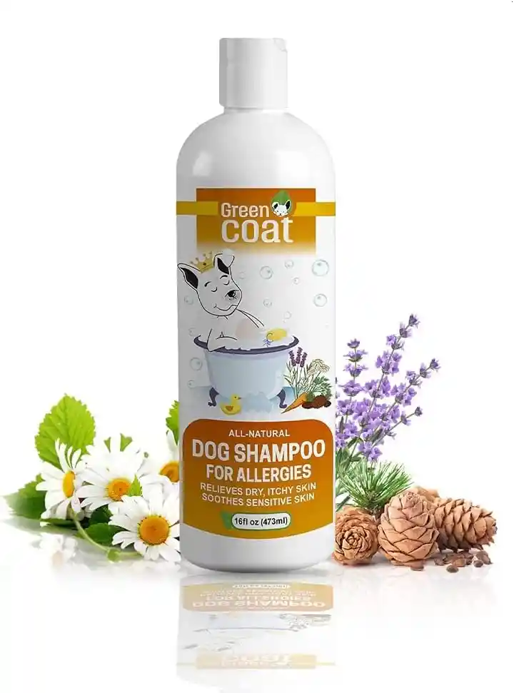 Green Coat Shampoo Para Perros Con Alergias 473ml