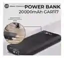 Power Bank Viajera 20.000 Mah Con Convertidor Europeo Duo