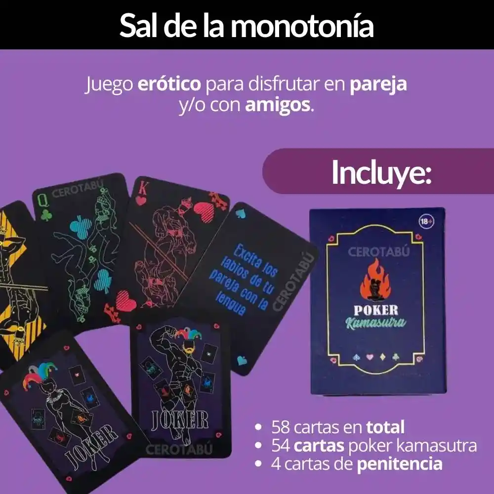 Kit Parejas X2 Vibrador Bala Y Anillo + Dados + Poker Kamasutra