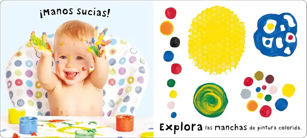 Libro Mira, Toca, Siente Estimulación Temprana Para Niños