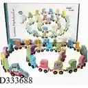 Tren Abecedario Didáctico Madera Niños