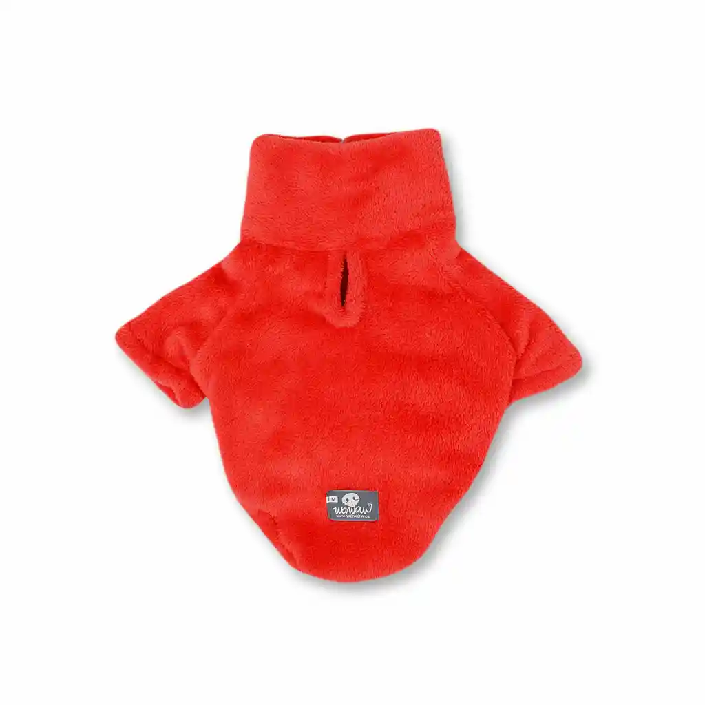 Saco 5xl Rojo Cuello Alto Con Cremallera