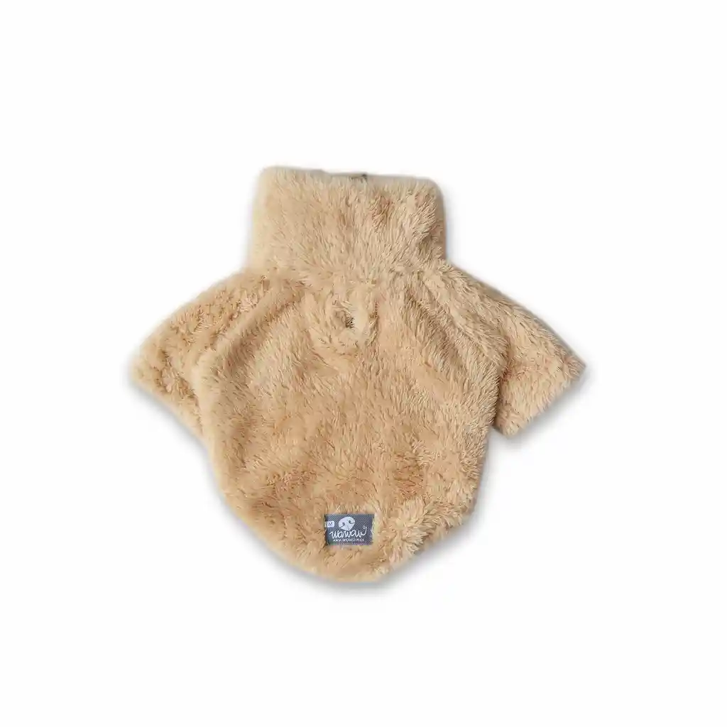 Saco S Cuello Alto Cremallera Bisonte Camel