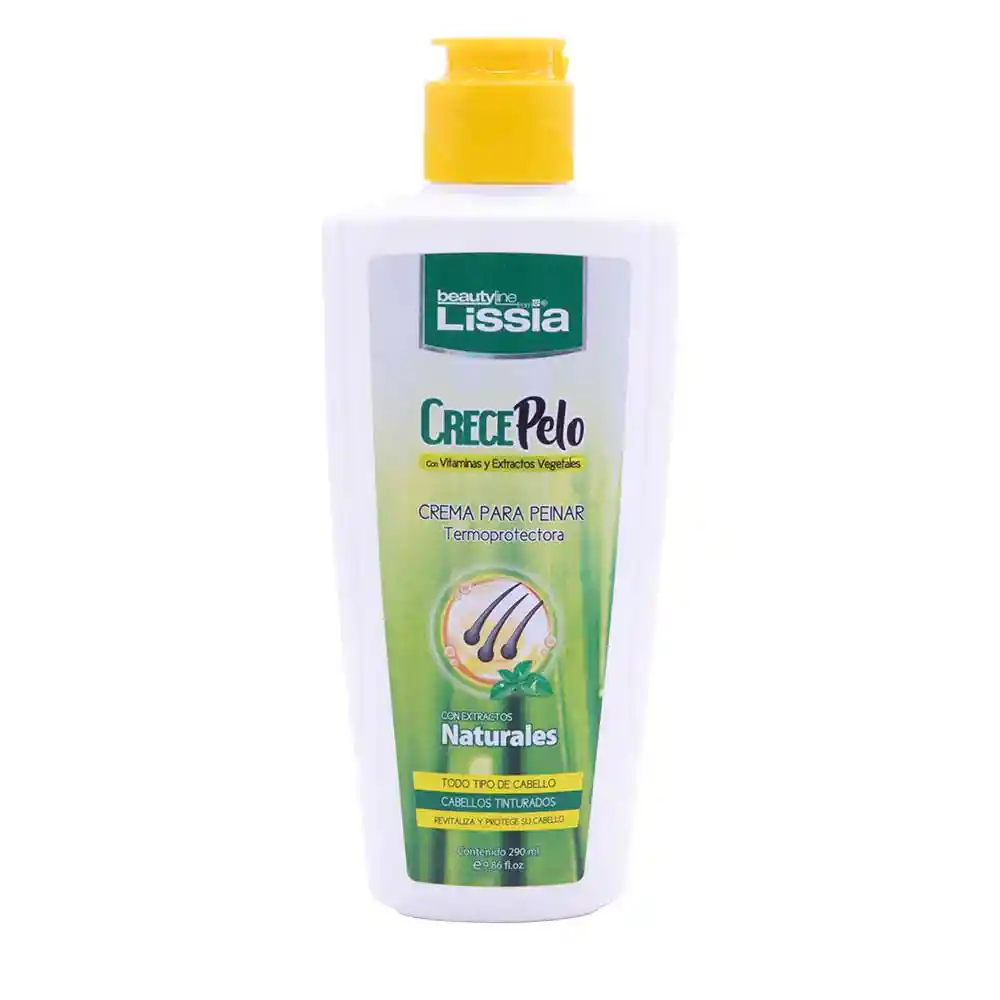 Crema Peinar Crece Pelo Termoprotector 290ml Lissia