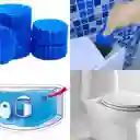 Pastillas Para Inodoro Limpia Y Desodoriza X2 Unidades Evita El Sarro (azul)