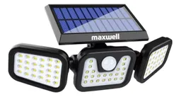 Lampara Solar Led Exterior Sensor Movimiento 3 Direccion