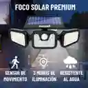 Lampara Solar Led Exterior Sensor Movimiento 3 Direccion