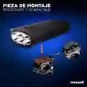 Luz Para Bicicleta Biliteset01 Delantera Y/o Trasera Color Negro