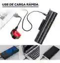 Luz Para Bicicleta Biliteset01 Delantera Y/o Trasera Color Negro