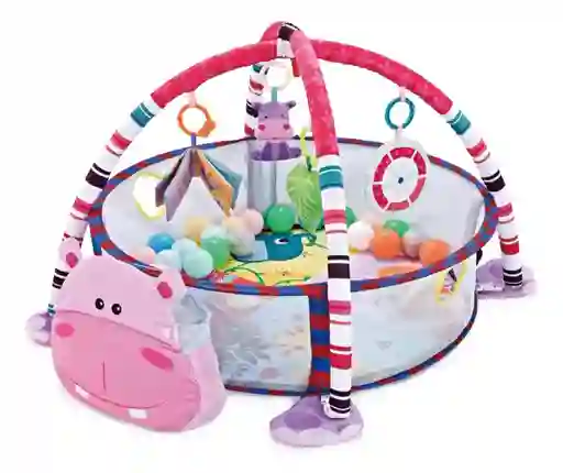 Gimnasio Y Corral Bebes Con Piscina De Pelotas Juguete Infantil