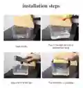 Dispensador De Jabón Lavaplatos Con Esponja Color Gris