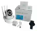 Cámara Wifi Ip 3 Antenas Monitorea A Tu Bebé