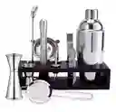 Juego Bartender Coctelera Utensilios Bar Inoxidable 12 Pzs