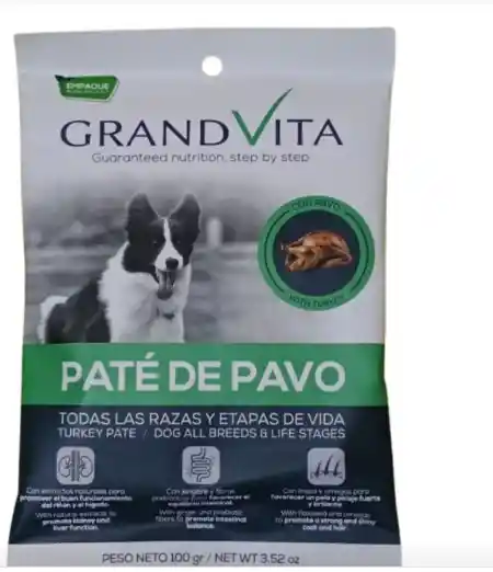 Gran Vita Pate De Pavo Perro 100gr