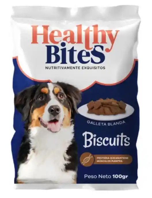 Healthy Bites Biscuits Para Perro 100gr