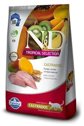 Alimento Nd Gato Adulto Castrado Tropical Con Pollo X1,5kg