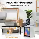 Cámara De Seguridad Interior Pantalla Hd 2.8inch 360° Wifi