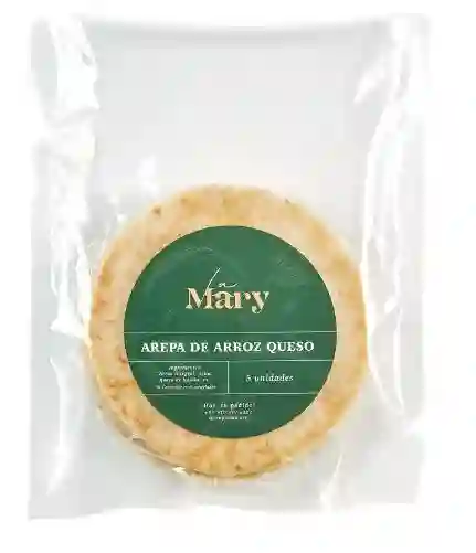 Arepa De Arroz Queso Aq X5und La Mary,arepa Tipo Tela Ingredientes: Arroz Integral, Sal. Cantidad: 5 Unidades Libre De Harinas, Lácteos, Azucares, Gluten, Aceites Y Conservantes Adicionados.