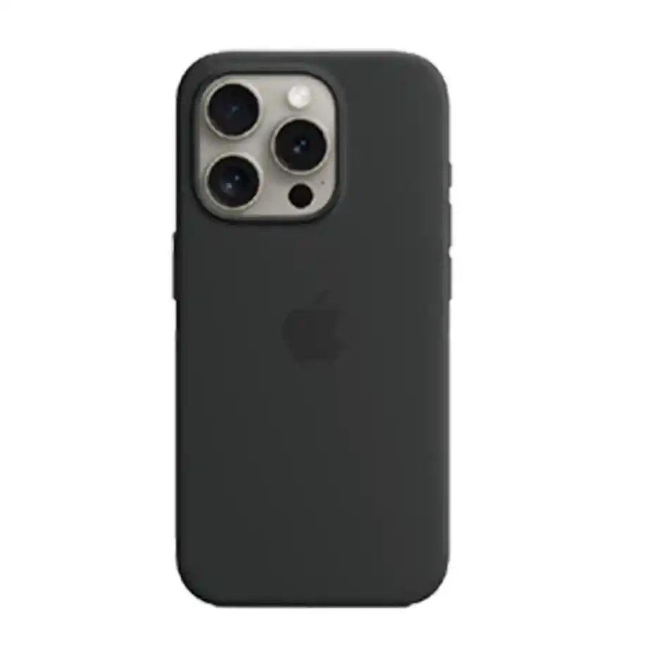 Estuche Silicona Iphone 16 Pro Max Negro