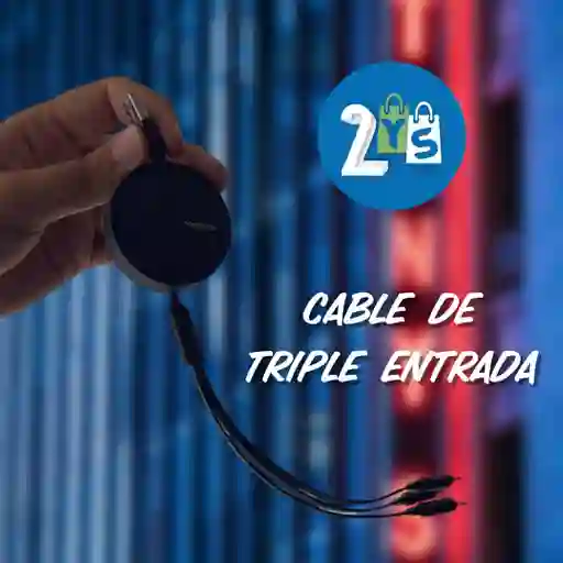 Cable Mc Dodo Con Triple Entrada