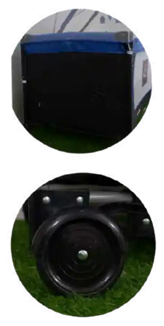 Corral Toldo Alto Ref : Mdy-9040 Azul - Negro (om)