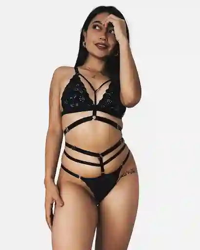 Conjunto En Encaje Mai (bralette + Panty)