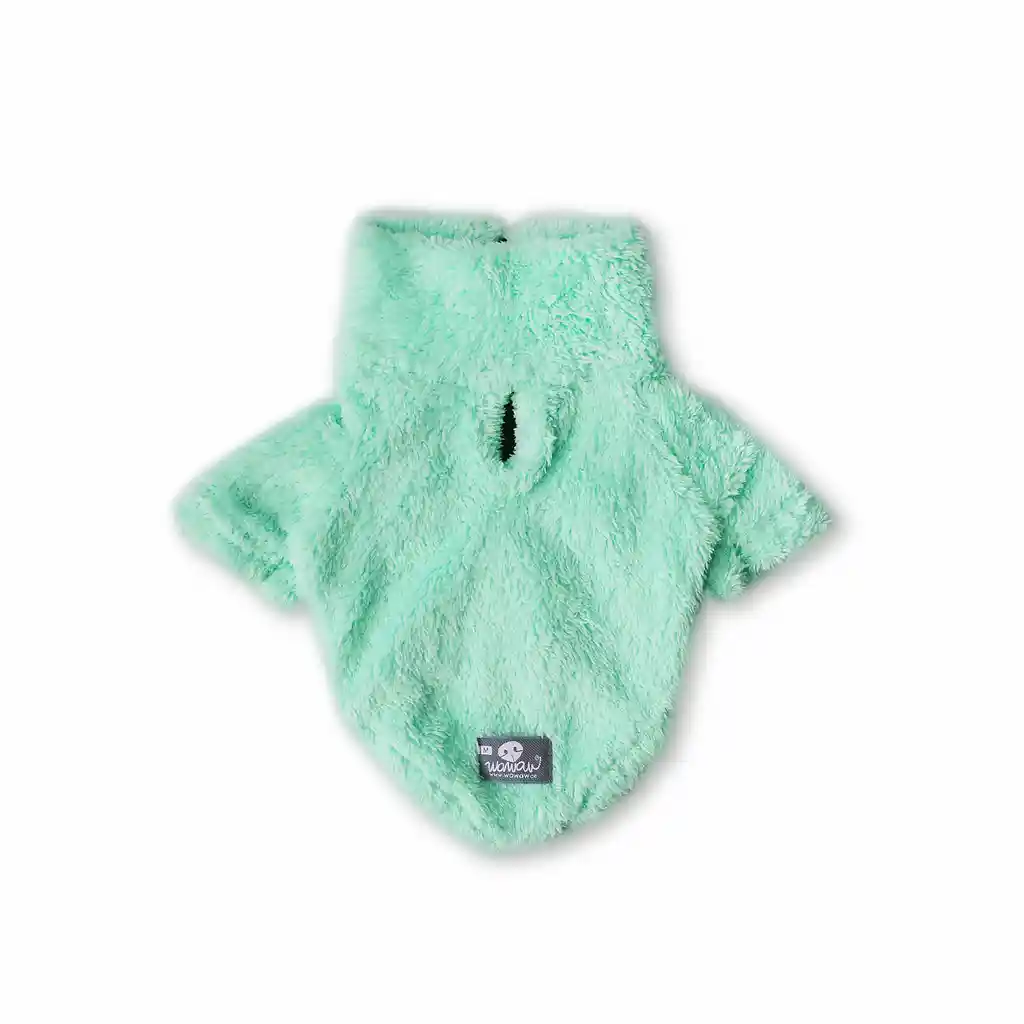 Saco Xl Cuello Alto Cremallera Bisonte Menta 4